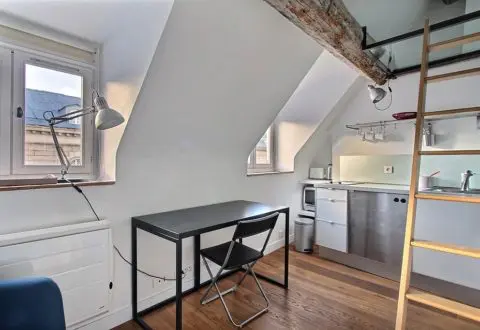 Studio rental in Paris, Rue Férou