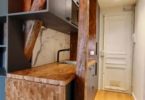 Studio rental in Paris, Rue Monge