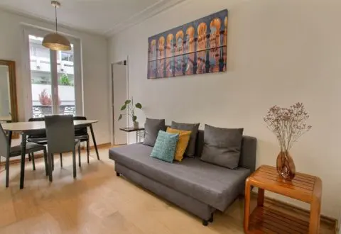 Appartement meublé 3 pièces à Paris 15e, Rue Letellier