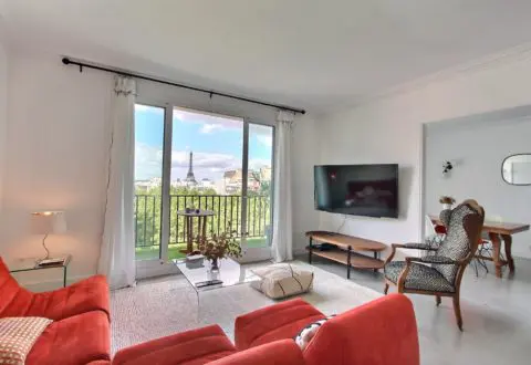 Furnished apartment 2 bedrooms in Paris 15th, Rue de Vaugirard