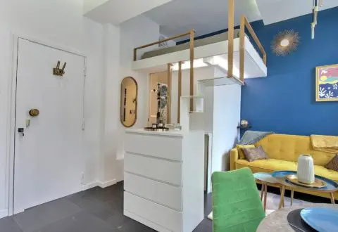 Studio rental in Paris, Quai des Grands Augustins