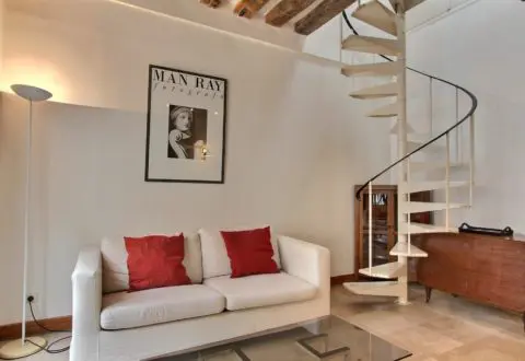 Furnished apartment 1&nbsp;bedroom in Paris 6th, Rue des Quatre Vents