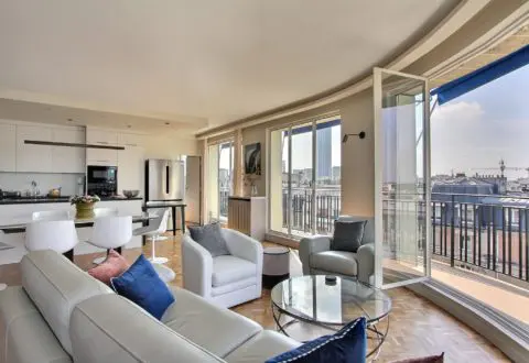 Furnished apartment 2&nbsp;bedrooms in Paris 6th, Boulevard Raspail