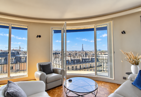 Furnished apartment 2 bedrooms in Paris 6th, Boulevard Raspail