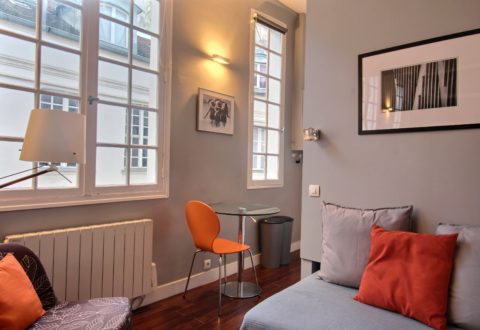 Studio rental in Paris, Rue de Seine