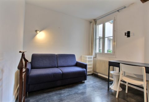 Furnished apartment Studio in Paris 6th, Rue Dupin