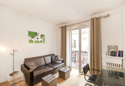 Furnished apartment 1 bedroom in Paris 9th, Boulevard de la Madeleine