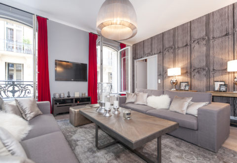 2 bedrooms apartment rental in Paris, Rue d'Anjou