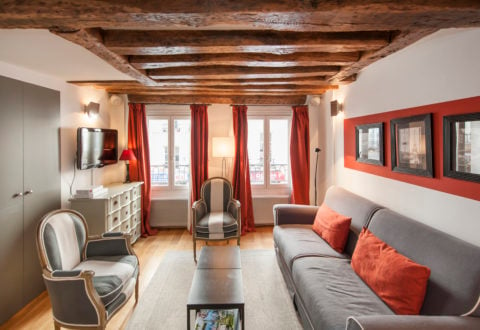 Furnished apartment 1 bedroom in Paris 1st, Rue Saint Honoré