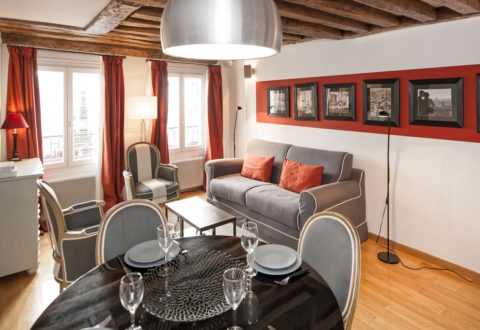 Furnished apartment 1 bedroom in Paris 1st, Rue Saint Honoré