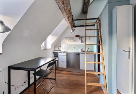 Studio rental in Paris, Rue Férou