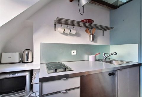 Studio rental in Paris, Rue Férou