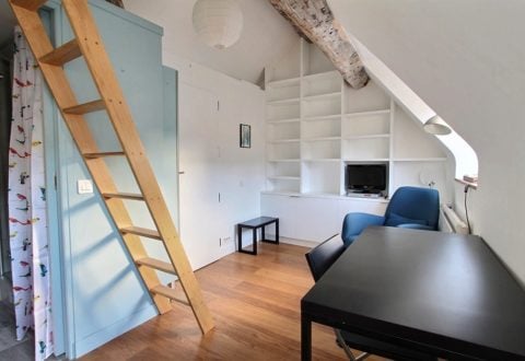 Studio rental in Paris, Rue Férou