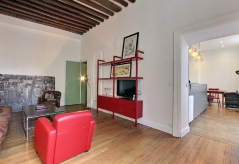 Location appartement 2 pièces à Paris, Place des 2 Écus