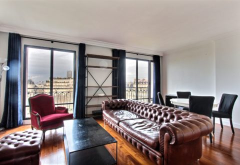 Furnished apartment 2 bedrooms in Paris 16th, Avenue Foch