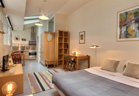 Furnished apartment Studio in Paris 14th, Rue Campagne Première