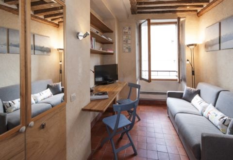 Furnished apartment Studio in Paris 6th, Rue du Dragon