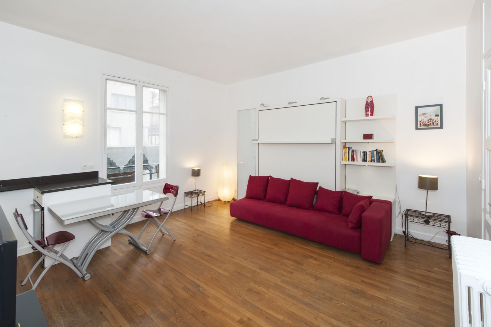 Studio rental in Paris, Rue Alexandre Cabanel