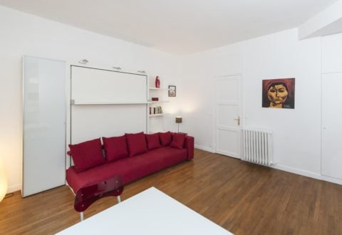 Studio rental in Paris, Rue Alexandre Cabanel