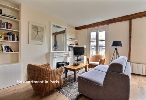 2 bedrooms apartment rental in Paris, Boulevard Saint-Germain