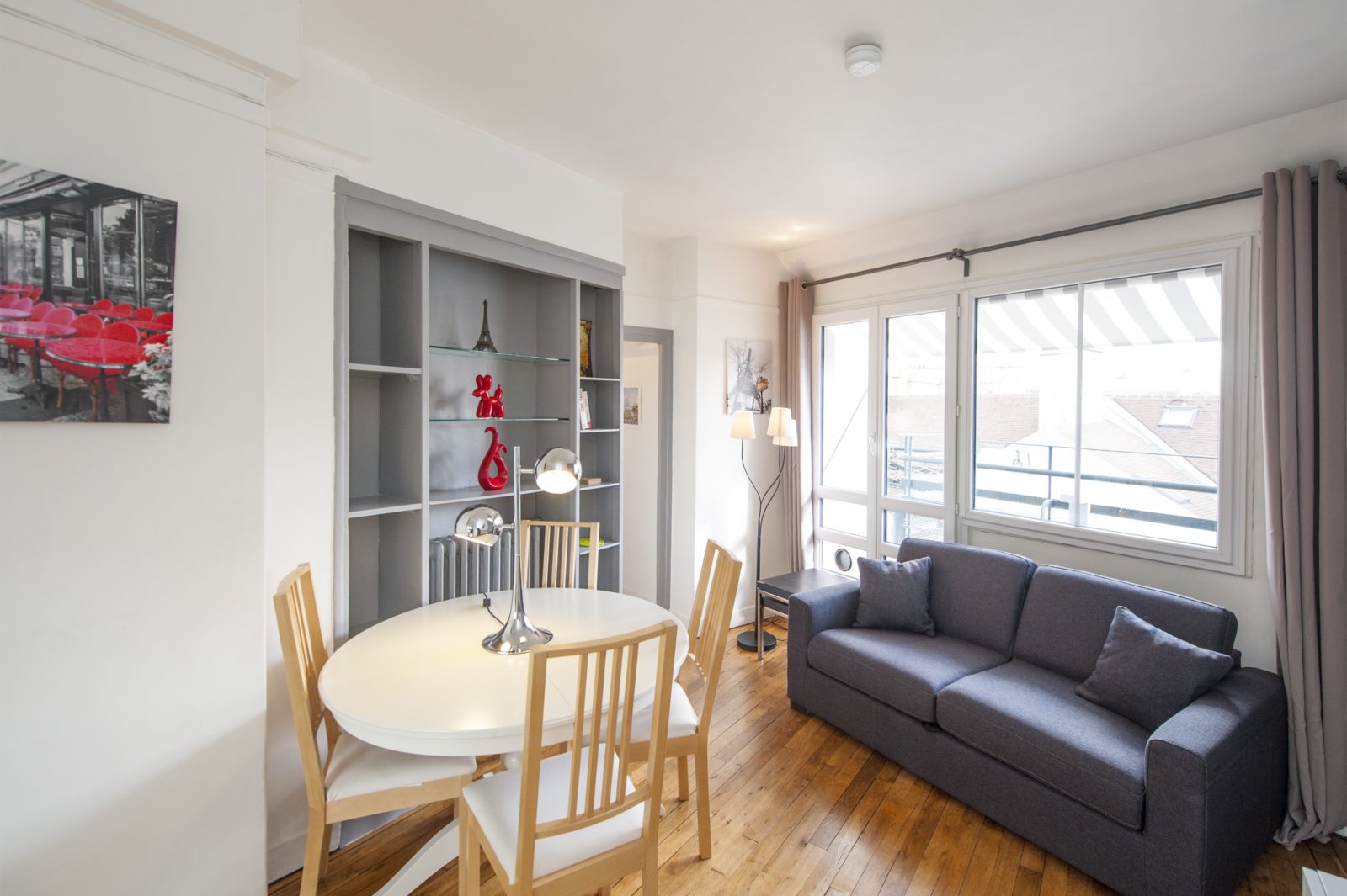 Location appartement 2 pièces à Paris, Rue Jean-Jacques Rousseau