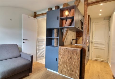 Studio rental in Paris, Rue Monge