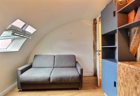 Furnished apartment Studio in Paris 5th, Rue Monge