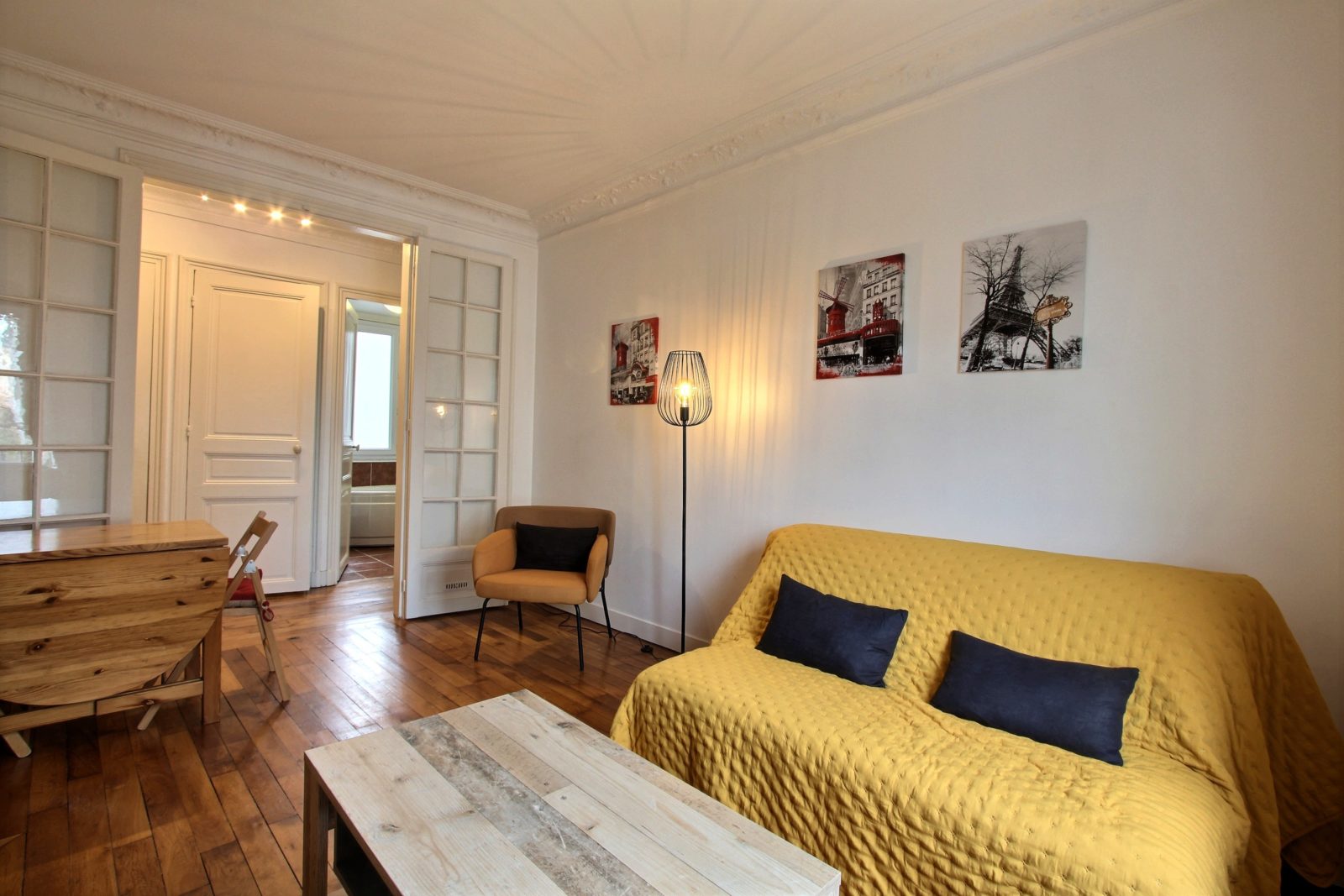 Location appartement 2 pièces à Paris, Rue Sextius Michel