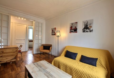 Furnished apartment 1 bedroom in Paris 15th, Rue Sextius Michel
