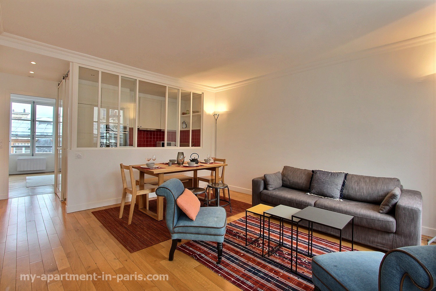 Location appartement 2 pièces à Paris, Rue de Bourgogne