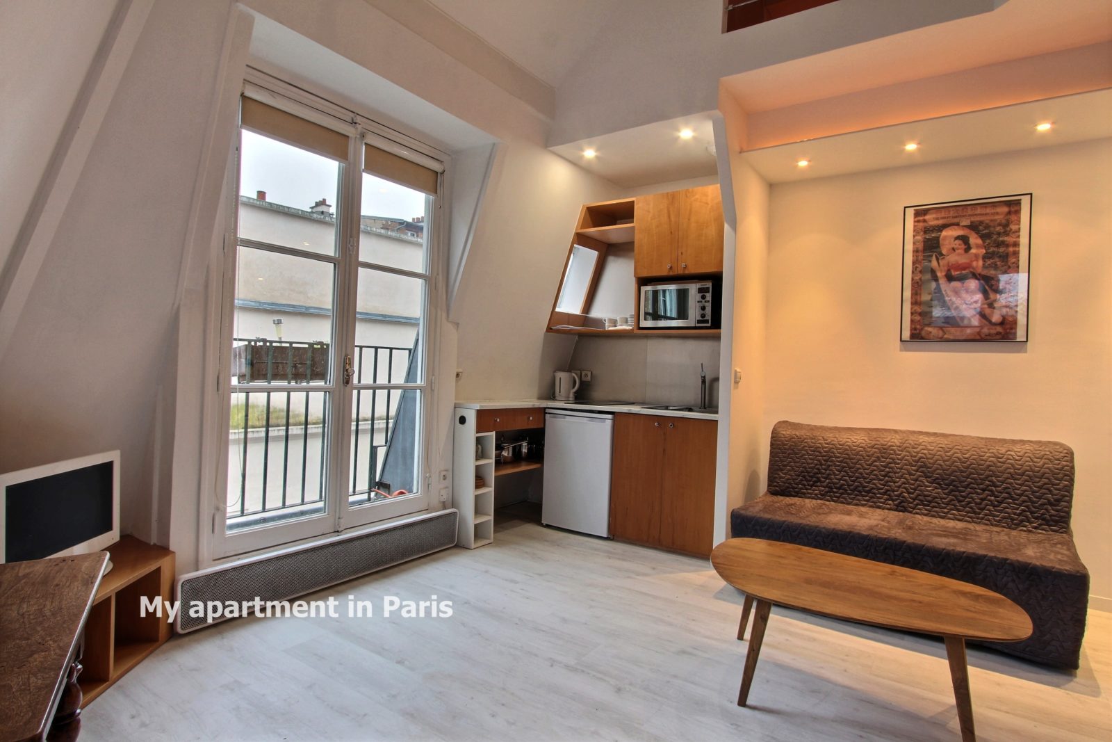 Location appartement 2 pièces à Paris, Rue Tournefort