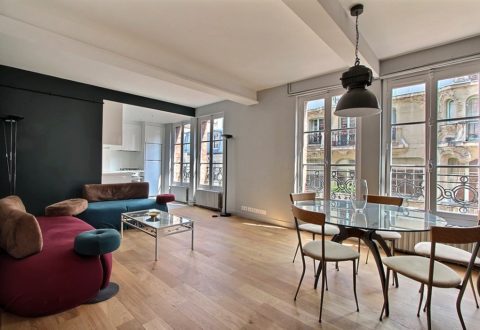 Furnished apartment 1 bedroom in Paris 7th, Rue du Champ de Mars
