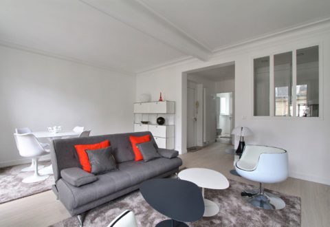 Furnished apartment 1 bedroom in Paris 7th, Rue de Monttessuy
