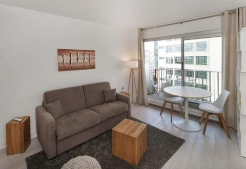 Furnished apartment Studio in Paris 15th, Rue Armand Moisant