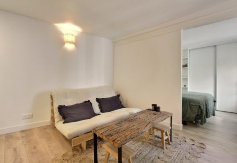 Furnished apartment Studio in Paris 6th, Rue Dupin