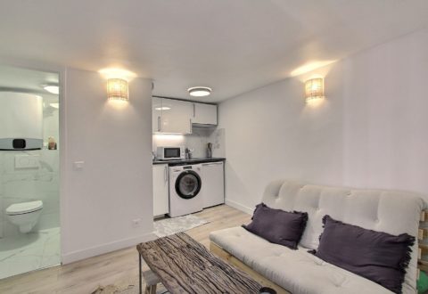 Studio rental in Paris, Rue Dupin