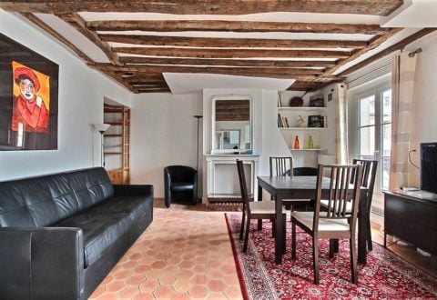 Furnished apartment 2 bedrooms in Paris 5th, Rue Rollin