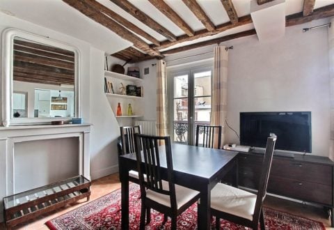 2 bedrooms apartment rental in Paris, Rue Rollin