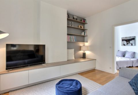2 bedrooms apartment rental in Paris, Rue Littré