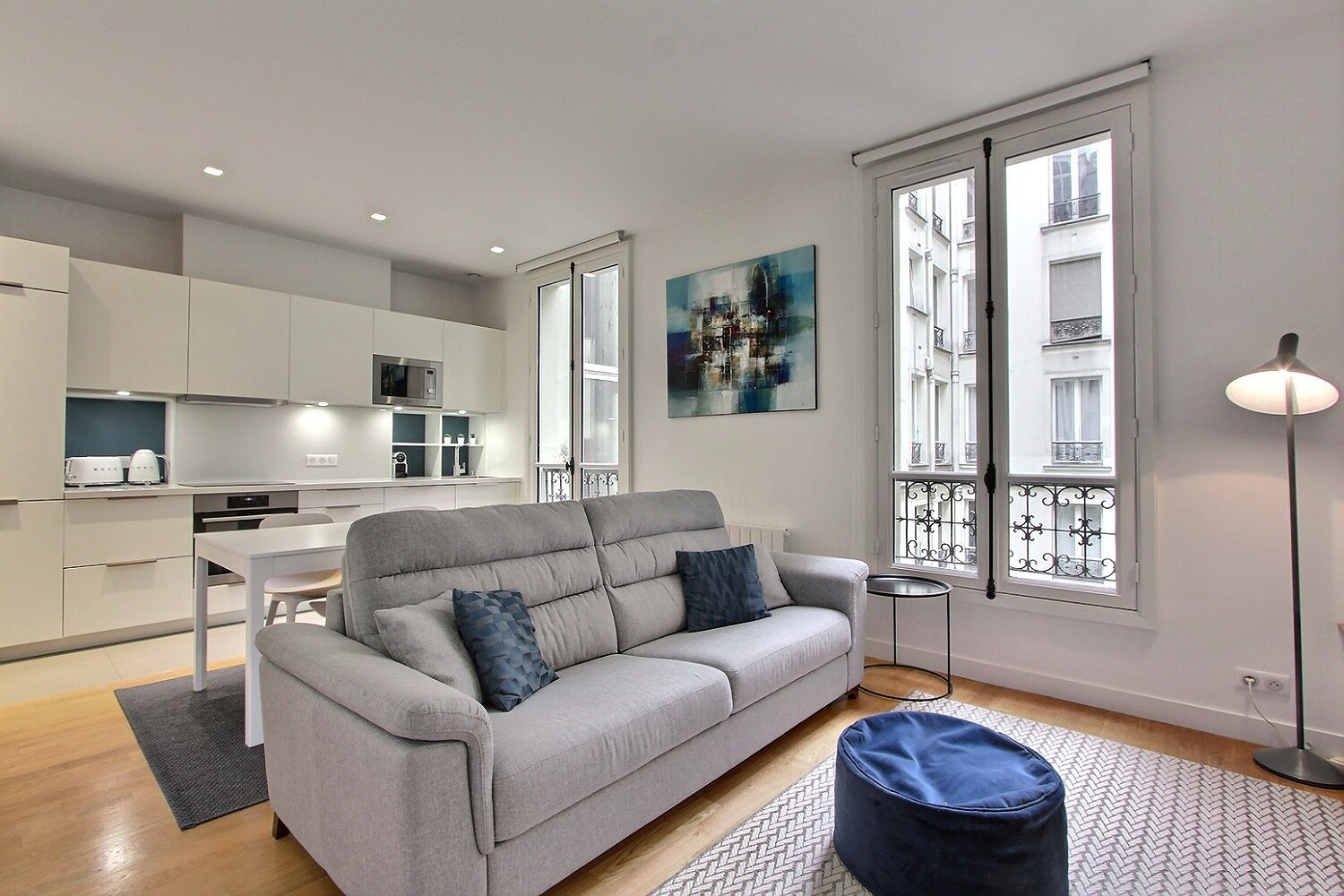 2 bedrooms apartment rental in Paris, Rue Littré