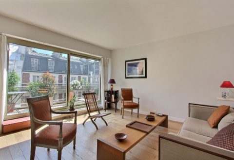 Furnished apartment 1 bedroom apartment with terrace in Montparnasse