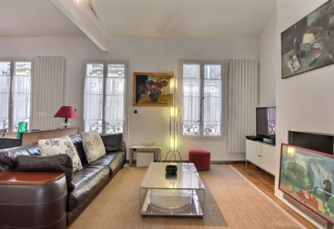 Furnished apartment 3 bedrooms in Paris 15th, Rue de l'Amiral Roussin