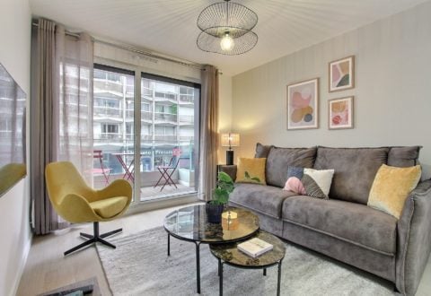 Furnished apartment 1 bedroom in Paris 15th, Rue de Lourmel