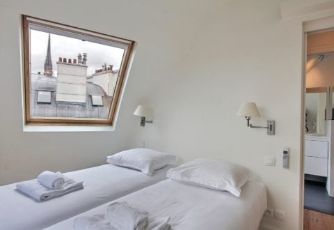 2 bedrooms apartment rental in Paris, Rue Lagrange