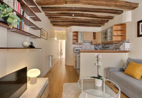 Location appartement 2 pièces à Paris, Rue Mazarine