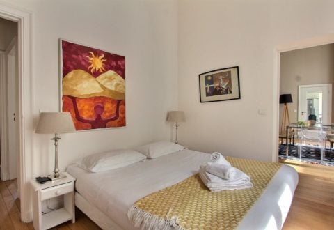 2 bedrooms apartment rental in Paris, Rue Pastourelle