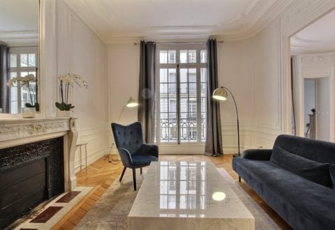 Furnished apartment 2 bedrooms in Paris 8th, Avenue Bertie Albrecht