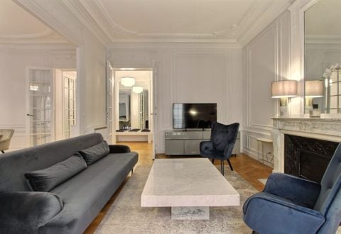 2 bedrooms apartment rental in Paris, Avenue Bertie Albrecht